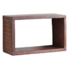 Factory open wandplank rechthoekig - FSC gerecycled - 70 x 15 x 22 cm