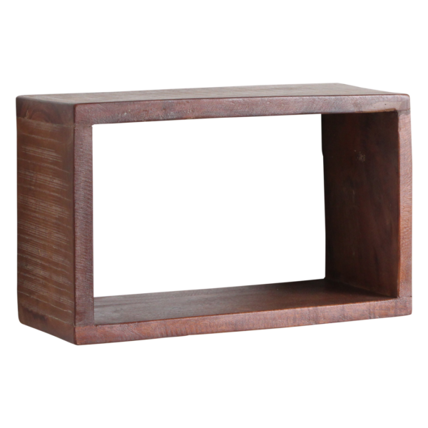 Factory open wandplank rechthoekig - FSC gerecycled - 70 x 15 x 22 cm