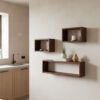 Factory open wandplank rechthoekig - FSC gerecycled - 70 x 15 x 22 cm