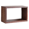 Factory open wandplank rechthoekig - FSC gerecycled - 70 x 15 x 22 cm