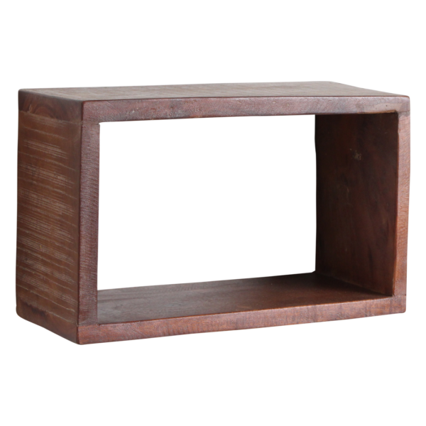 Factory open wandplank rechthoekig - FSC gerecycled - 70 x 15 x 22 cm