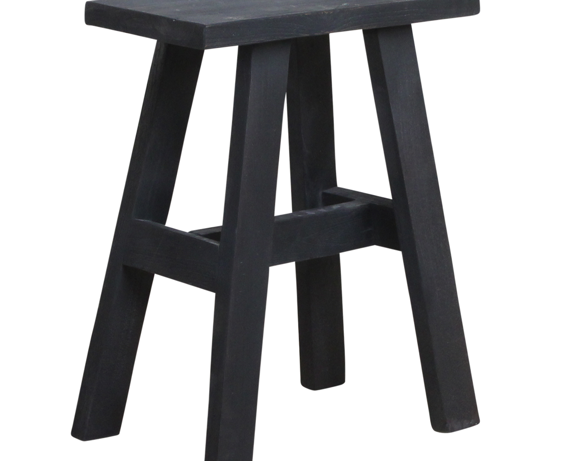 BEOW00035-0.png Zwart bushaltebankje - 45x20x50 cm