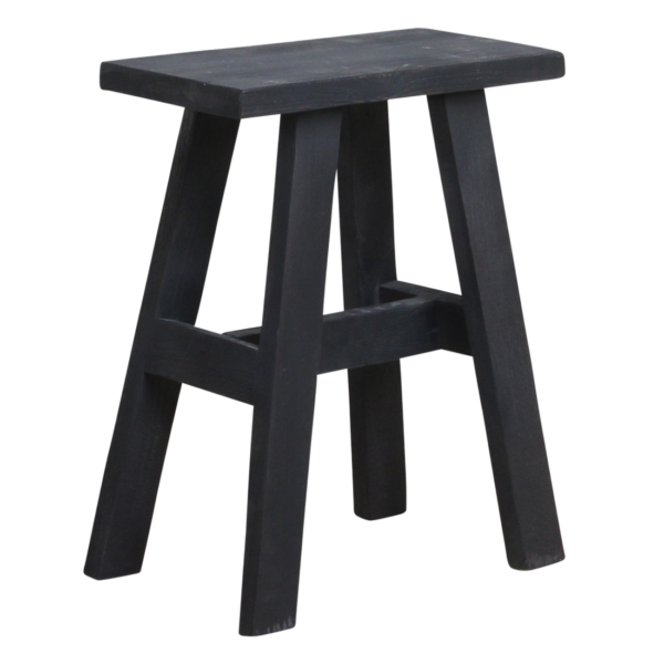 BEOW00035-0.png Zwart bushaltebankje - 45x20x50 cm