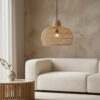 Maze rotan hanglamp naturel - Ø 42 x 36 cm