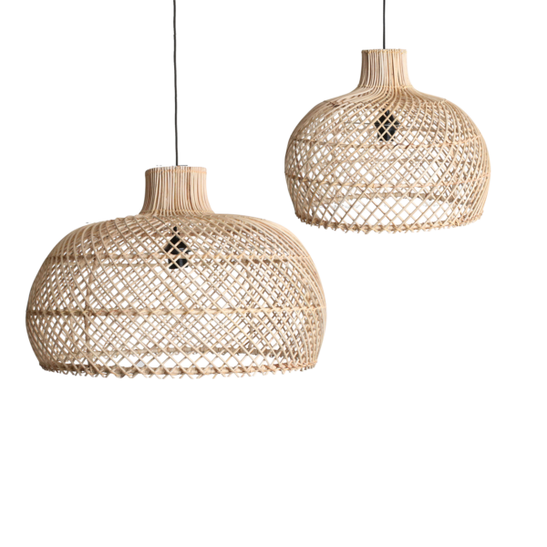 Maze rotan hanglamp naturel -Ø 57x36 cm