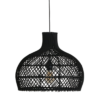 Maze rotan hanglamp zwart - Ø 42x36 cm