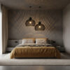 Maze rotan hanglamp zwart - Ø 42x36 cm