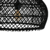 Maze rotan hanglamp zwart - Ø 42x36 cm
