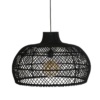 Maze rotan hanglamp zwart - Ø 57 x 36 cm