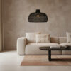 Maze rotan hanglamp zwart - Ø 57 x 36 cm
