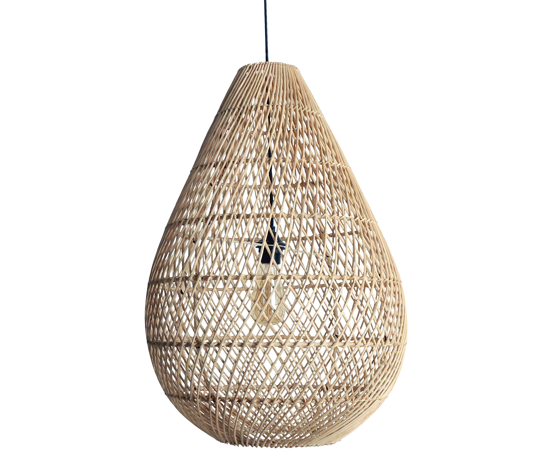 LIRA00903A-0.png Maze druppel rotan hanglamp naturel -Ø 45x65 cm