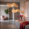 Wave rotan hanglamp L - Ø 71x26 cm