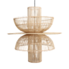 Saturn rotan hanglamp - Ø 65x63 cm