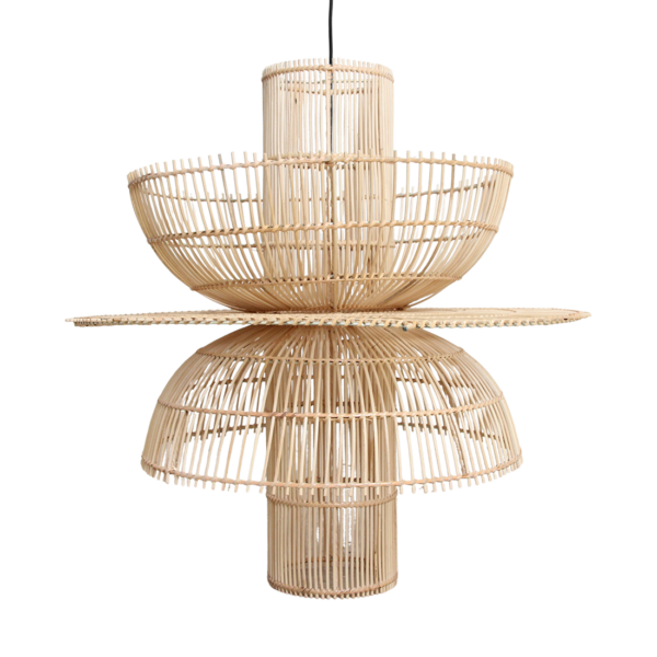 Saturn rotan hanglamp - Ø 65x63 cm