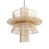 Saturn rotan hanglamp - Ø 65x63 cm