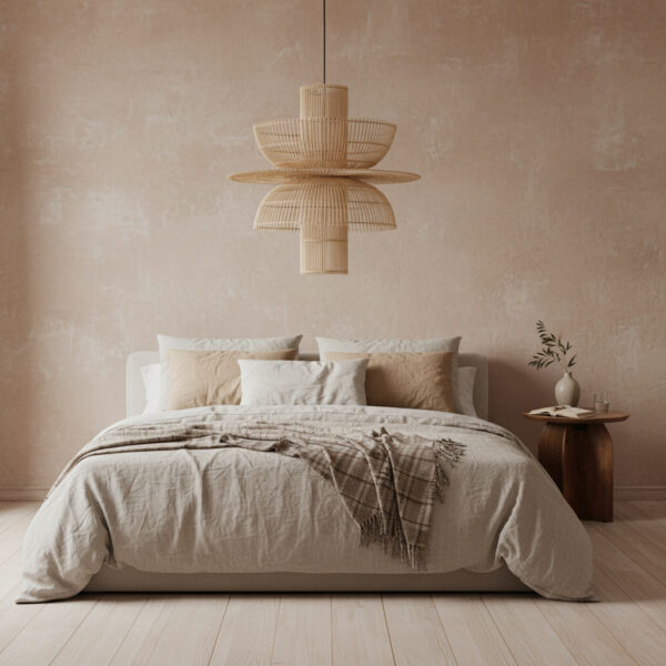 Saturn rotan hanglamp - Ø 65x63 cm
